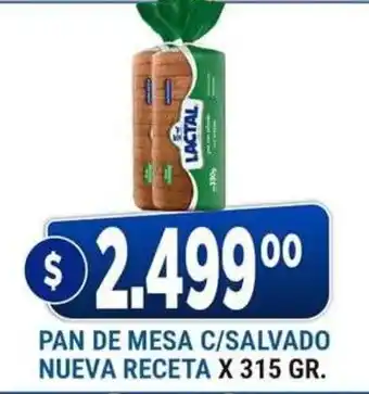 Supermercados Mayor Lactal pan de mesa c/salvado oferta