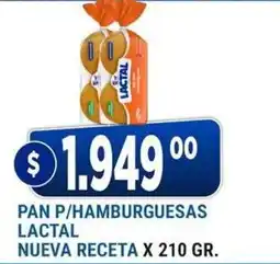 Supermercados Mayor Lactal pan p/hamburguesas oferta