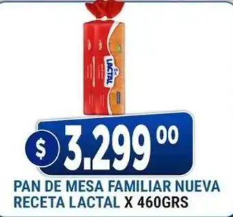 Supermercados Mayor Lactal pan de mesa familiar nueva receta oferta