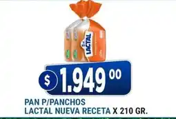 Supermercados Mayor Lactal pan p/panchos oferta