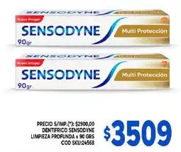 Supermercados Yaguar Sensodyne dentífrico multi protección oferta