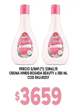 Supermercados Yaguar Hinds crema rosada beauty oferta