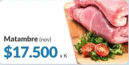 Supermercados Aiello Matambre (nov) oferta