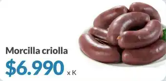 Supermercados Aiello Morcilla criolla oferta