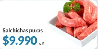 Supermercados Aiello Salchichas puras oferta
