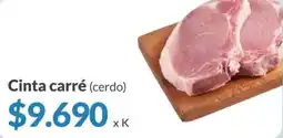 Supermercados Aiello Cinta carré (cerdo) oferta
