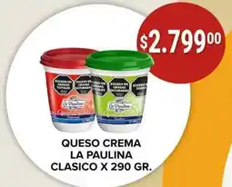Supermercados Mayor La paulina queso crema clasico oferta