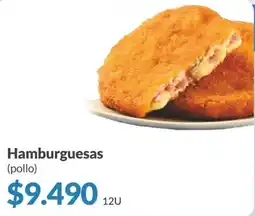 Supermercados Aiello Hamburguesas (pollo) oferta