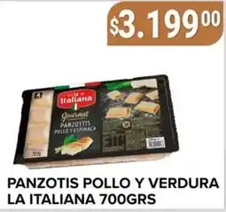 Supermercados Mayor La italiana panzotis pollo y verdura oferta