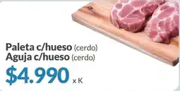 Supermercados Aiello Paleta c/hueso (cerdo) Aguja c/hueso (cerdo) oferta
