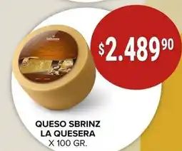 Supermercados Mayor La quesera queso sbrinz oferta