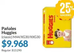 Supermercados Aiello Huggies pañales classic oferta