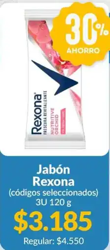 Supermercados Aiello Rexona jabón oferta