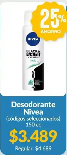 Supermercados Aiello Nivea desodorante oferta