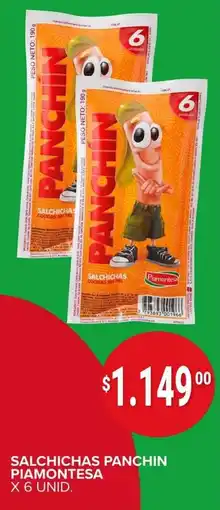 Supermercados Mayor Piamontesa salchichas panchin oferta
