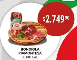 Supermercados Mayor Bondiola piamontesa oferta