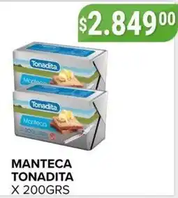 Supermercados Mayor Tonadita manteca oferta
