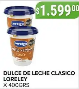 Supermercados Mayor Loreley dulce de leche clasico oferta