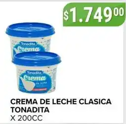 Supermercados Mayor Tonadita crema de leche clasica oferta