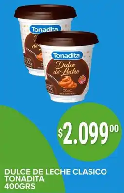 Supermercados Mayor Tonadita dulce de leche clasico oferta