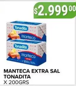 Supermercados Mayor Tonadita manteca extra sal oferta