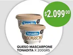 Supermercados Mayor Tonadita queso mascarpone oferta