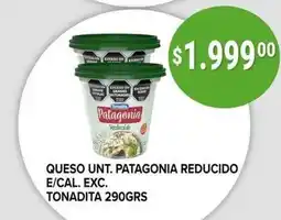 Supermercados Mayor Patagonia queso unt. reducido oferta