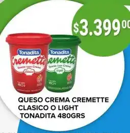 Supermercados Mayor Tonadita queso crema cremette clasico o light oferta