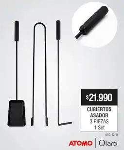Atomo Conviene Atomo cubiertos asador oferta