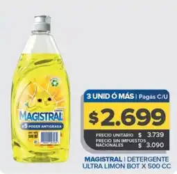Carrefour Maxi Magistral detergente ultra limon oferta