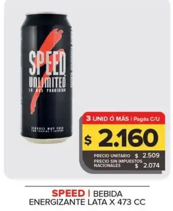 Carrefour Maxi Speed bebida energizante oferta