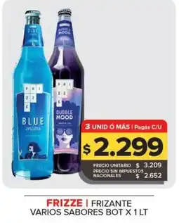 Carrefour Maxi Frizze frizante varios sabores oferta