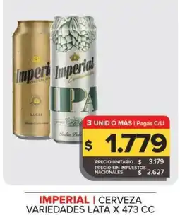Carrefour Maxi Imperial cerveza oferta