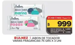 Carrefour Maxi Bulnez jabon de tocador oferta