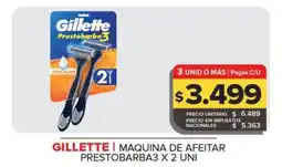Carrefour Maxi Gillette maquina de afeitar prestobarba3 oferta
