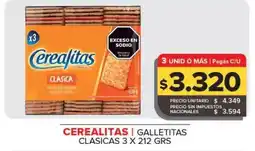 Carrefour Maxi Cerealitas galletitas oferta