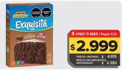 Carrefour Maxi Exquisita chocolate oferta