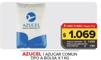 Carrefour Maxi Azucel azucar comun tipo a oferta