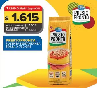Carrefour Maxi Arcor prestopronta polenta instantanea oferta