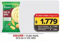 Carrefour Maxi Knorr puré para bolsa oferta