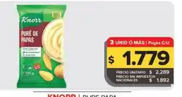 Carrefour Maxi Knorr puré de papas oferta