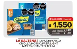Carrefour Maxi La saltena tapa empanada criolla oferta