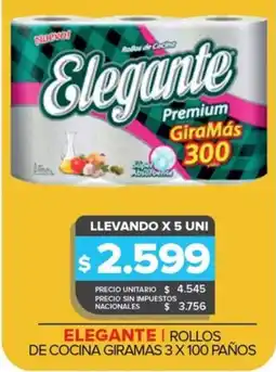 Carrefour Maxi Elegante rollos de cocina oferta