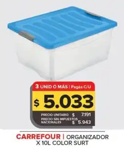 Carrefour Maxi Carrefour organizador oferta