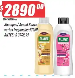 Supermercados Comodin Suave shampoo acond suave varias fragancias oferta