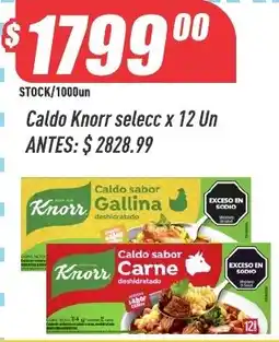 Supermercados Comodin Knorr caldo sabor gallina deshidratado caldo sabor carne deshidratado oferta