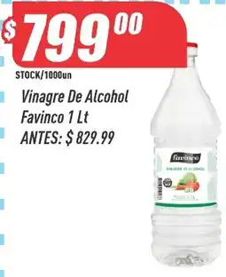 Supermercados Comodin Favinco vinagre de alcohol oferta