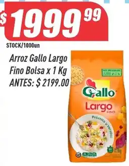 Supermercados Comodin Gallo arroz largo fino oferta