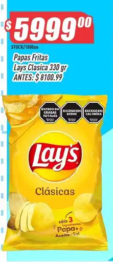 Supermercados Comodin Lays papas fritas clasicas oferta