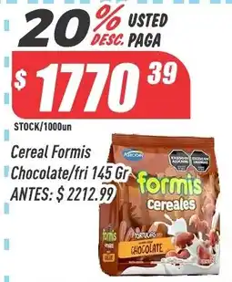 Supermercados Comodin Formis cereal chocolate oferta